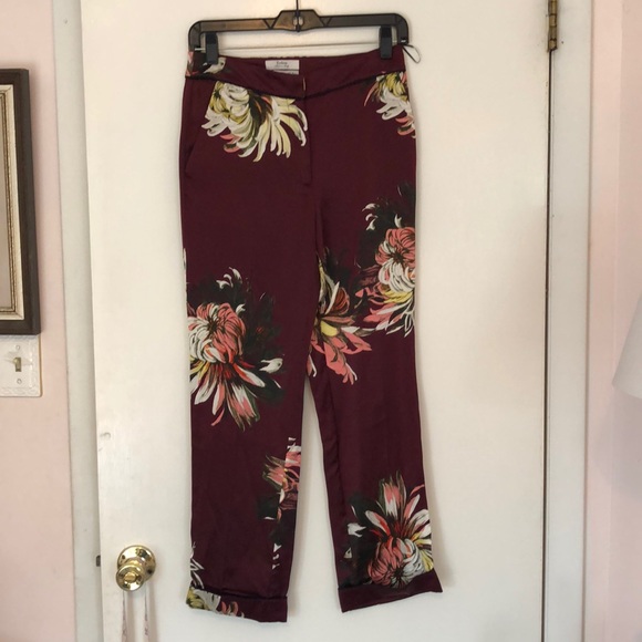 NWT Erdem Gianna Silk trouser in Garden - Picture 5 of 6